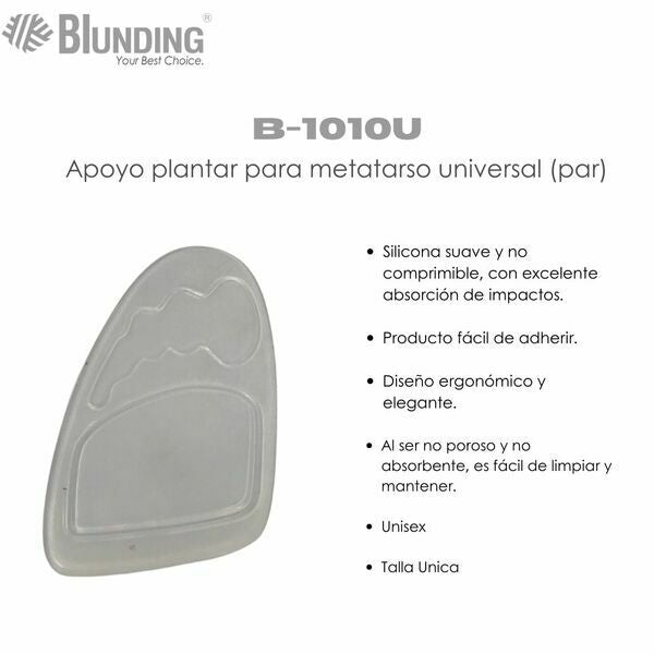 APOYO PLANTAR PARA METATARSO UNIVERSAL (PAR)