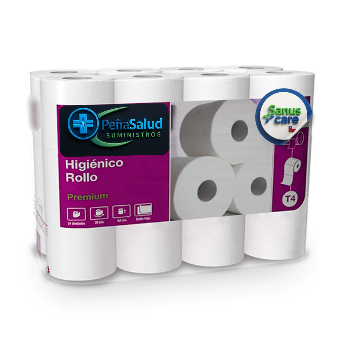 PAPEL HIGIENICO 50 Mtrs 24 Unidades