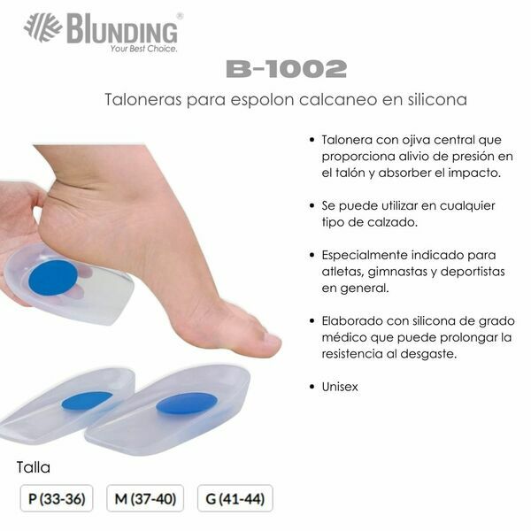 TALONERAS PARA ESPOLON CALCANEO EN SILICONA