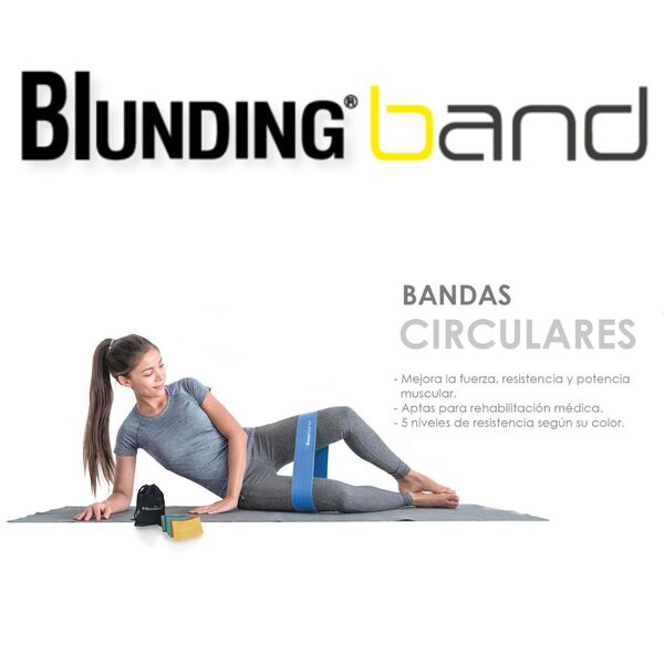 BANDA ELASTICA CIRCULAR MIX 5 COLORES