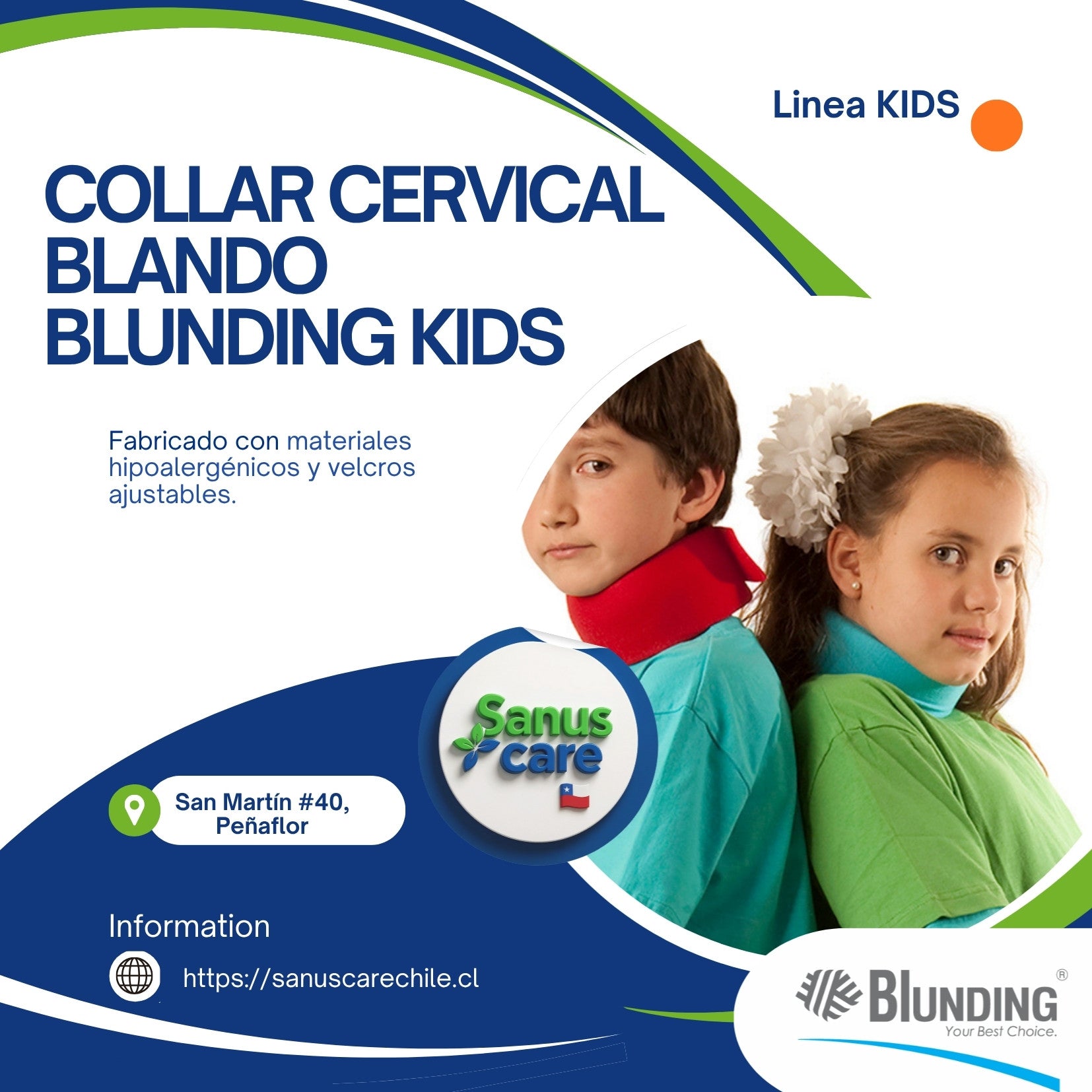 COLLAR CERVICAL BLANDO BLUNDING KIDS