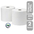 TOALLA PAPEL PACK 2 UNIDADES 200 Mtrs