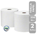 TOALLA PAPEL PACK 2 UNIDADES 250 Mtrs
